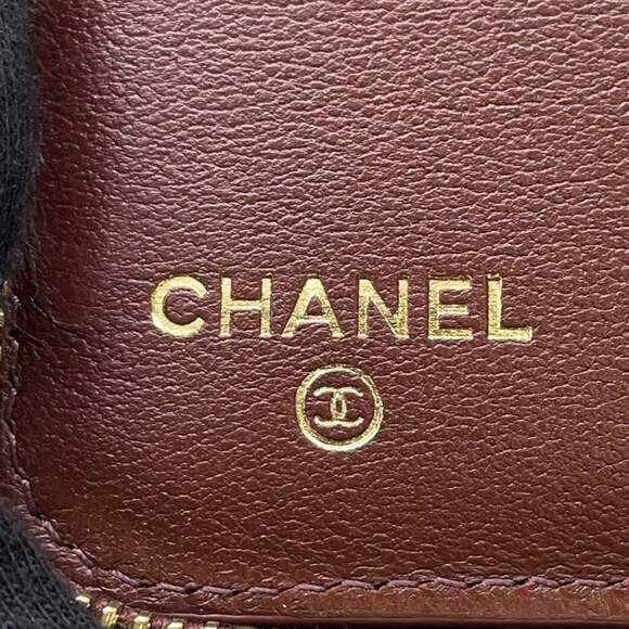 CHANEL Authentic Brown Logo Wallet - Picture 12 of 14